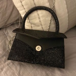 Black mini handbag